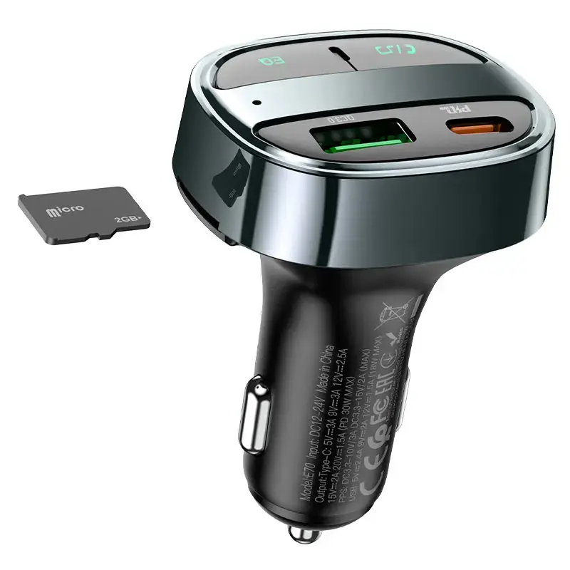 hoco-e70-pd30w-qc3-car-bt-fm-transmitter-memory-card.webp