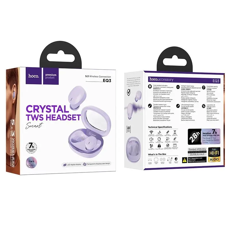 hoco EQ3 Crystal TWS Headset  (2).webp