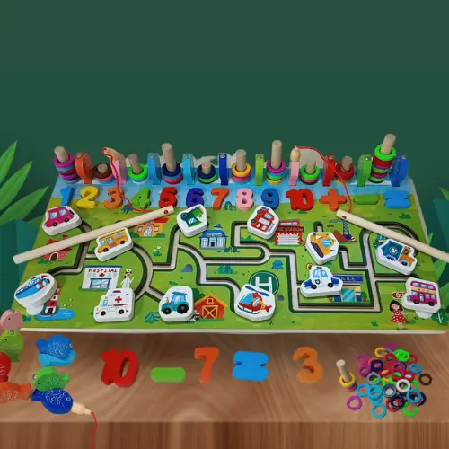 5-in-1 Multifaction Numbers Games