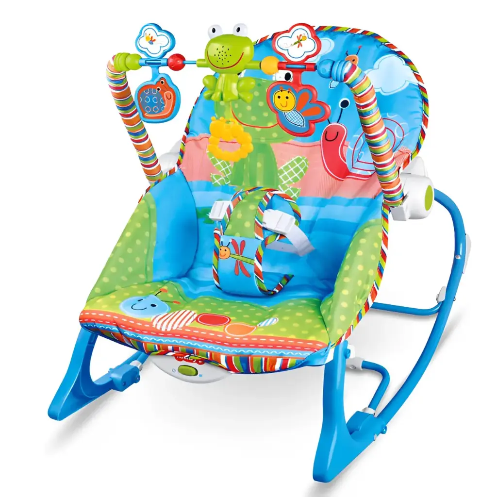  Baby Infant to Toddler Rocking Chair Bouncer & Swing 