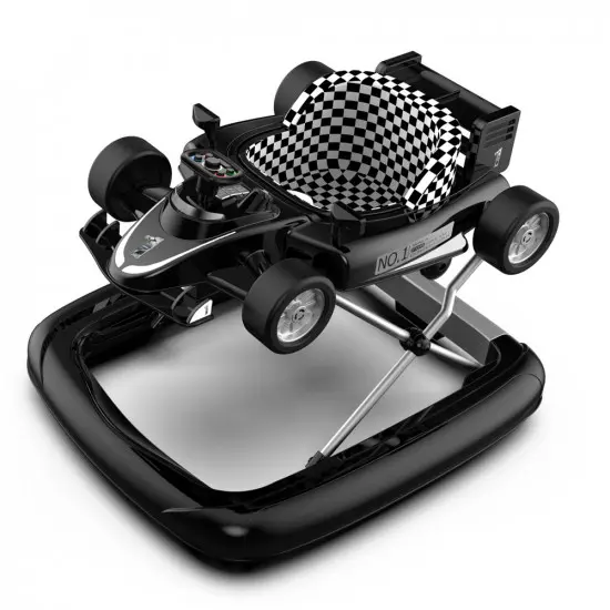 Baby Walker 2in1 Formula 1 Black 
