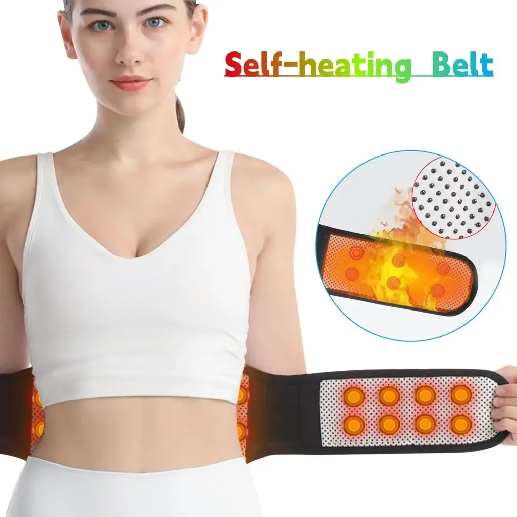 Belt Lower Back Brace for Men & Women Self-Heating Waist 