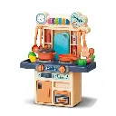 Cooking toys Electric Water Function Cooking Table Mini Spraying Kitchen Toy Set 