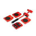 Heavy Duty Furniture Mover Wheels-Red 