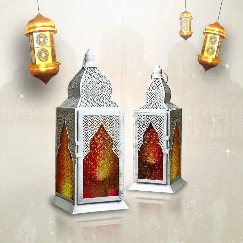 Ramadan Lantern Set of 2Pcs 1-4