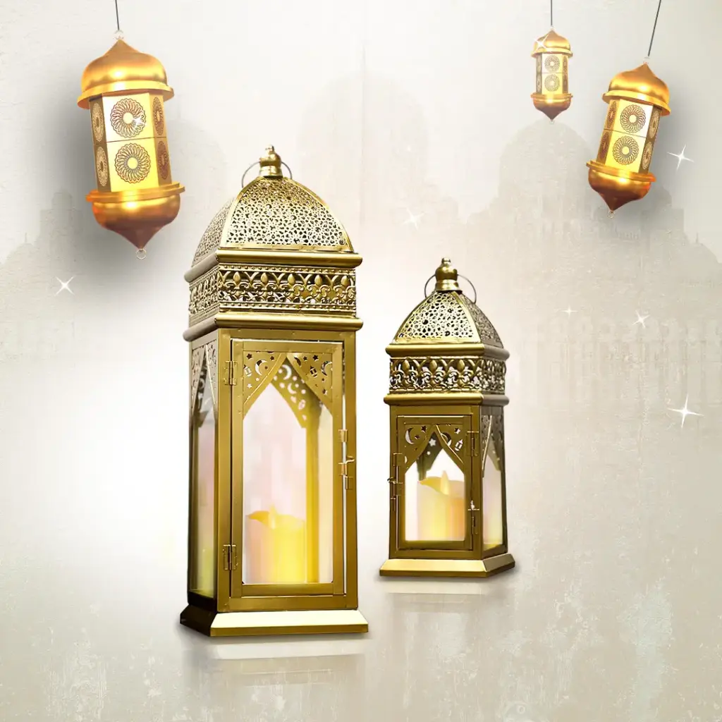 Ramadan Lantern Set of 2Pcs 1-7