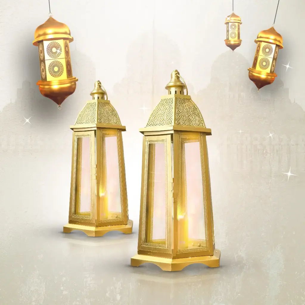 Ramadan Lantern Set of 2Pcs 1-8
