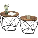 Set of 2 Rustic Coffee Tables 