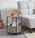 Small Round Side End Table 