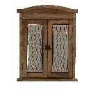 Vintage Wooden Mirror 