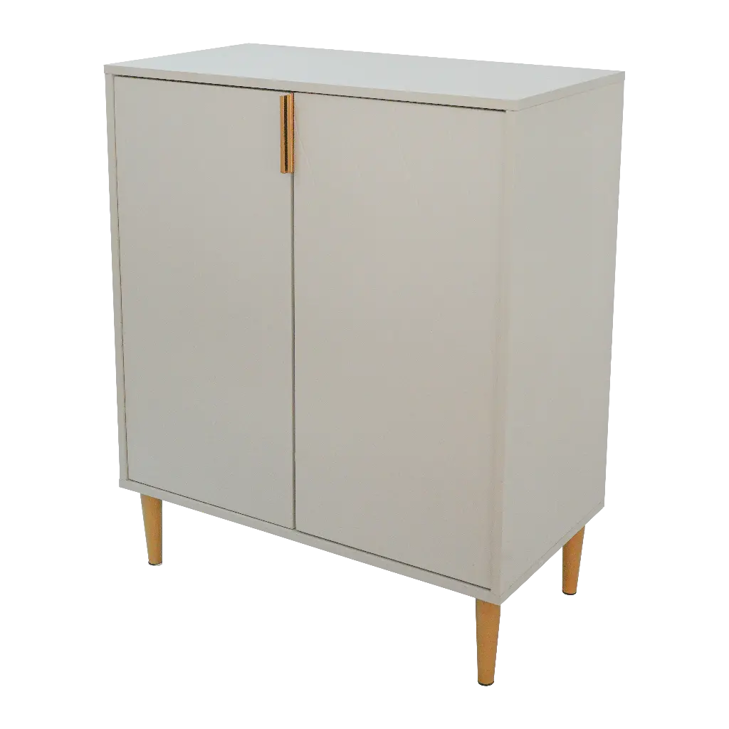 White Small Sideboard Storage Cabinet 