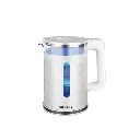 Electric Kettle Stainless Steel Electric Heat Kettle 2000w, 2.3L - White