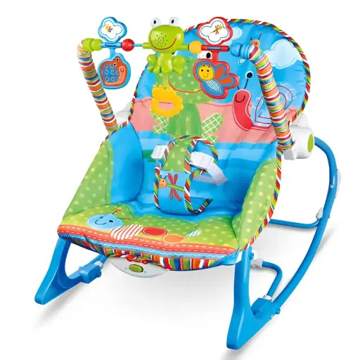  Baby Infant to Toddler Rocking Chair Bouncer & Swing 