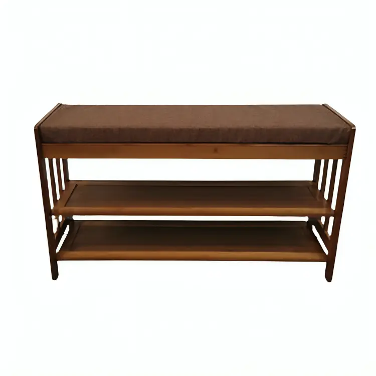 Bamboo  Storage Bench for Shoe 