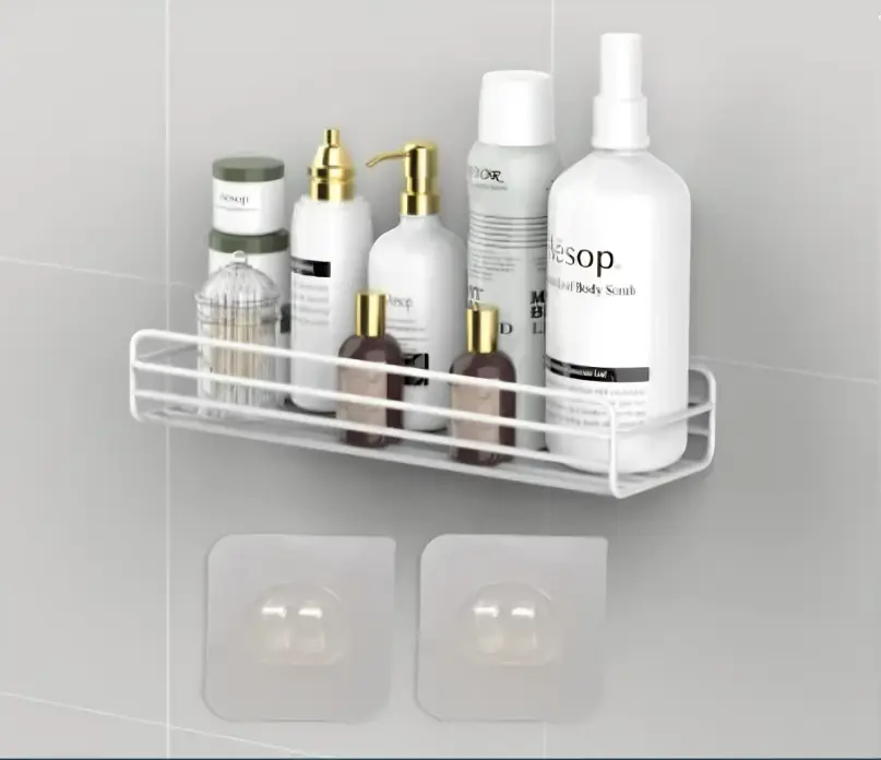 Bathroom Storage Shelf With Strong Magic Sticker 