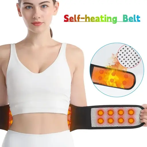 Belt Lower Back Brace for Men & Women Self-Heating Waist 