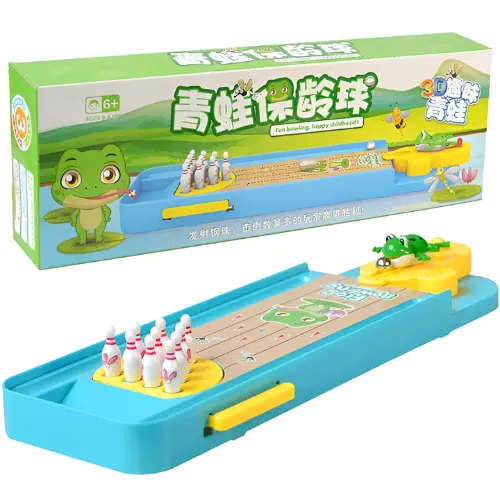 Bowling Table Game Desktop Frog Toy