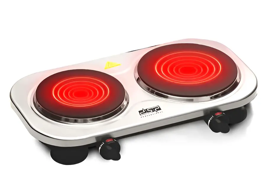 Dsp Kd-5061 Electric Cooktop - 2 Burner - 800W & 1200W