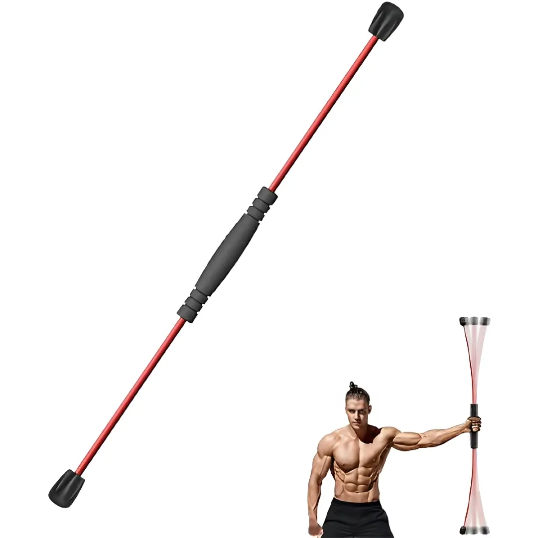 Elastic Fitness Bar Weighted Workout Bar