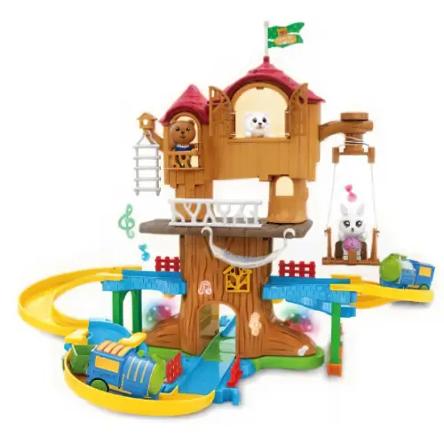 Forest House Playground Blocks Toy