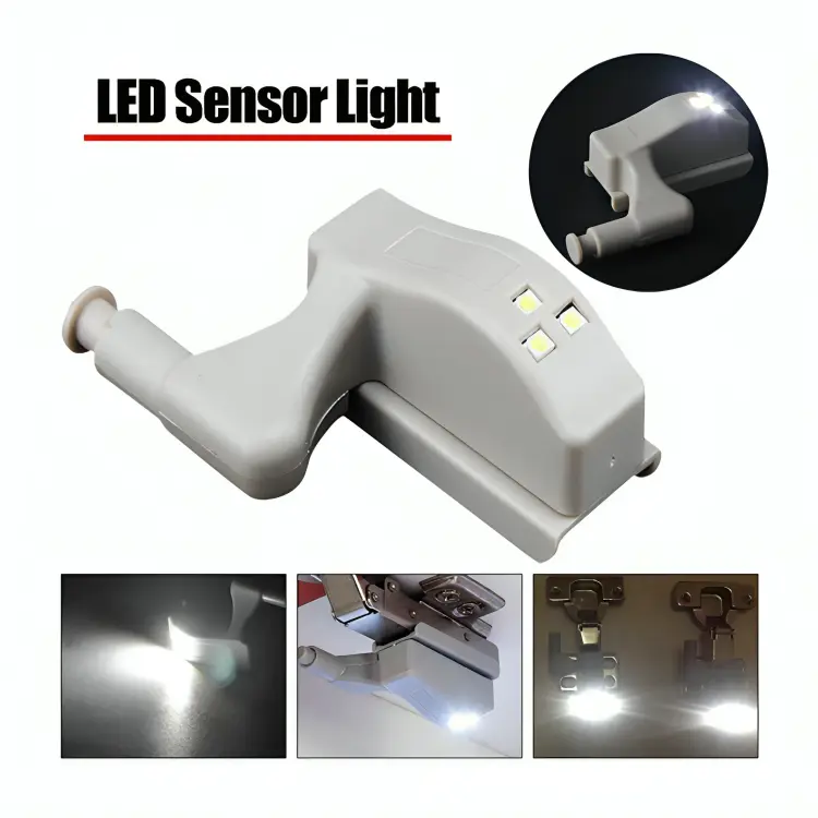 LED Hinge Lights with Battery Universal 