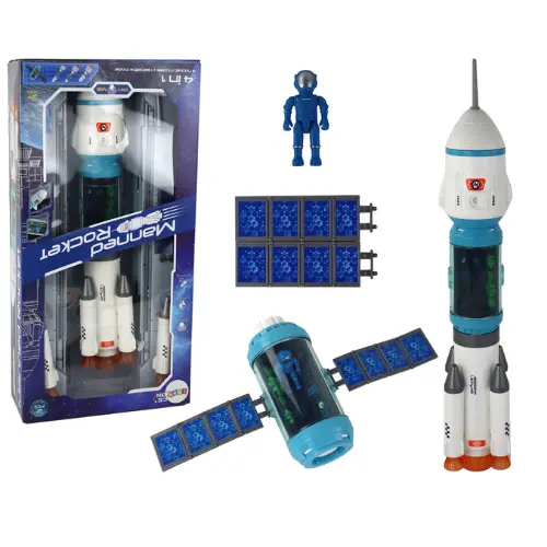Manned Rocket Set Toy