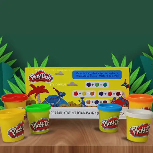 Play-Doy 6 Colored Bottles Toy