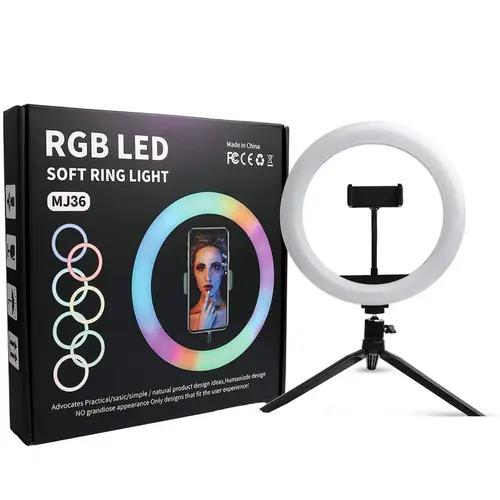 RGB LED Soft Ring Light MJ36