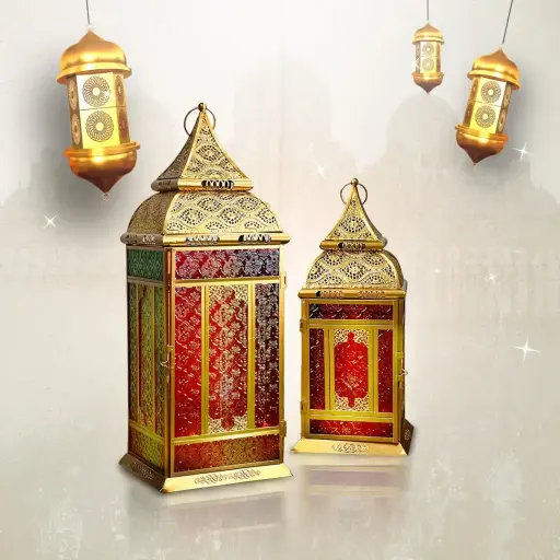 Ramadan Lantern 2Pcs 1-16