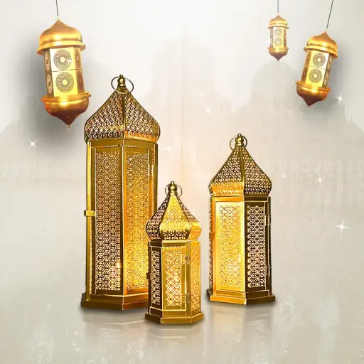 Ramadan Lantern Set of 2Pcs 1-10