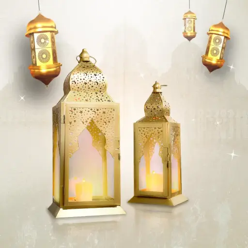 Ramadan Lantern Set of 2Pcs 1-2
