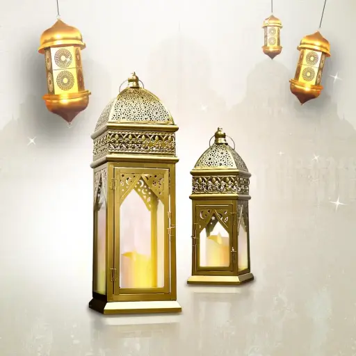 Ramadan Lantern Set of 2Pcs 1-7