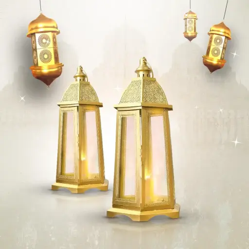 Ramadan Lantern Set of 2Pcs 1-8