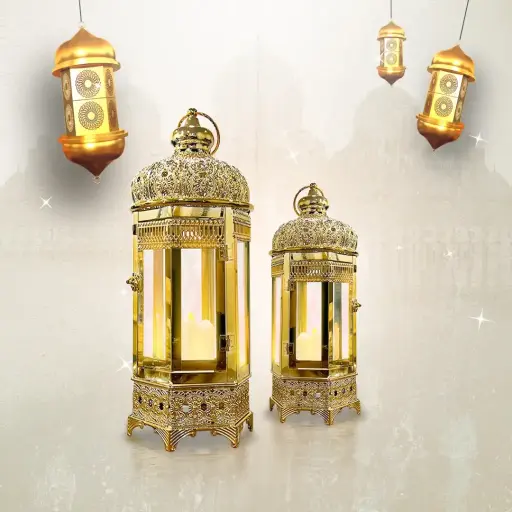 Ramadan Lantern Set of 2Pcs 1-9