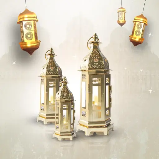 Ramadan Lanterns Set 2Pcs 1-3
