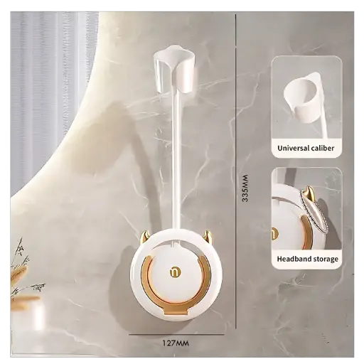 Self Adhesive Hands Free Wall Mounted Hair Dryer Stand Holder for Wall