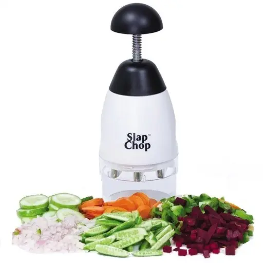 Slice Slap Chop With Stainless Steel Blades & Butterfly Opening For Easy Cleaning