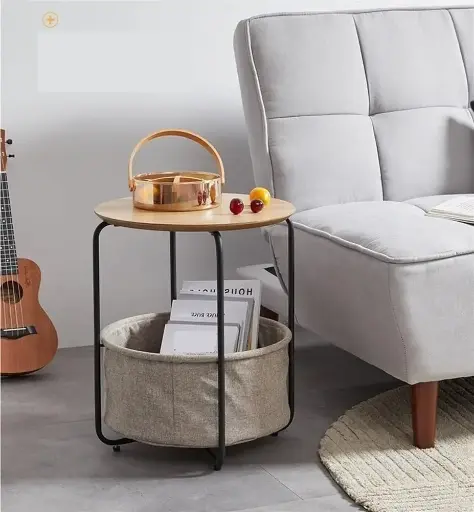 Small Round Side End Table 