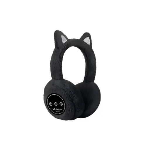Soft Comfortable Furry Wireless Headphones 