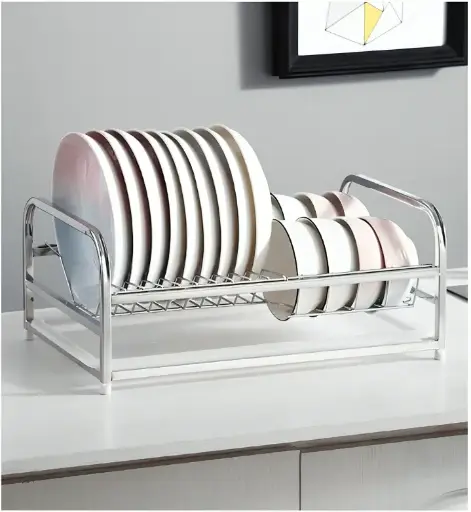 Stainless Steel Dish Drying Rack - 41x17x27 CM 