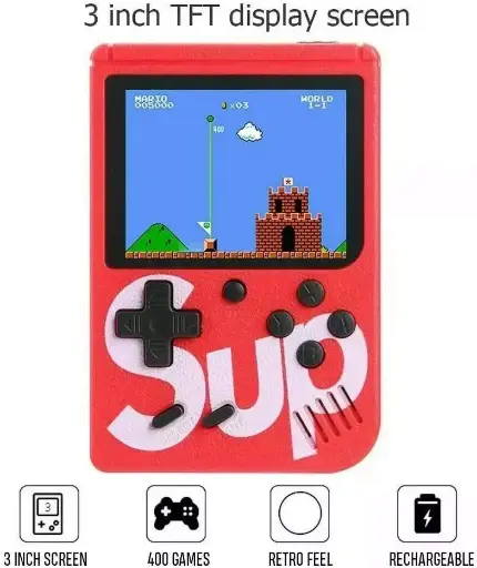 Sup Game Box large Screen Mini Handheld 
