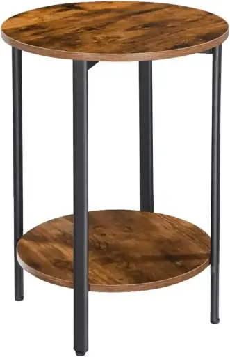 Tier Round End Table