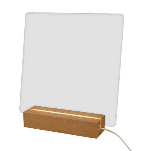 Transparent Acrylic Dry Erase With LED Lighting