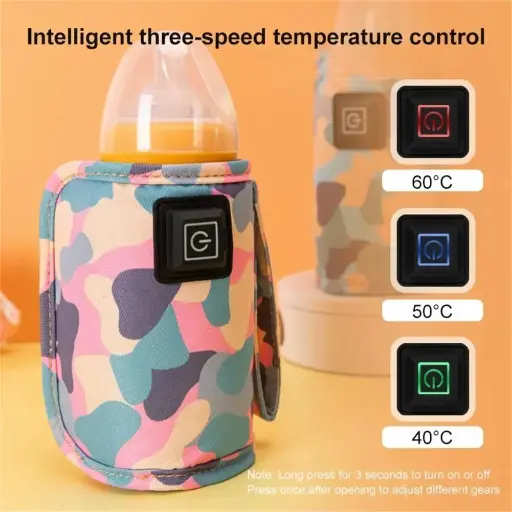 USB BABY BOTTLE WARMER , MILK BOTTLE WARMER , pink 