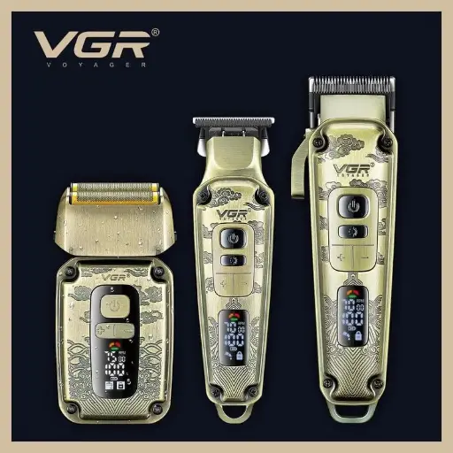 VGR V-642 Ultra-Premium Metal Housing Hair Clipper Trimmer Shaver