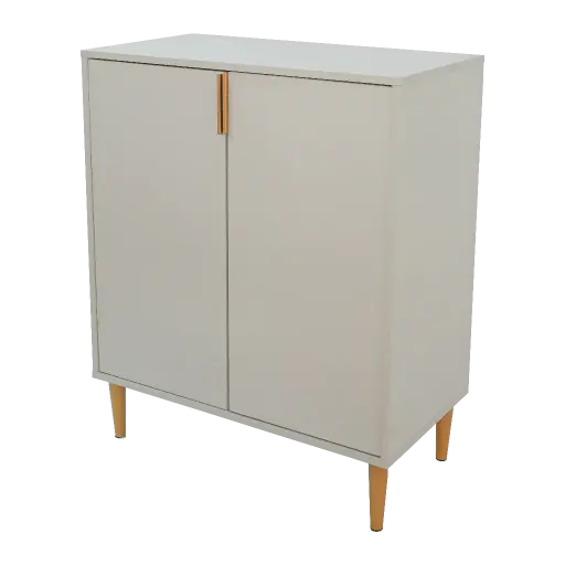White Small Sideboard Storage Cabinet 