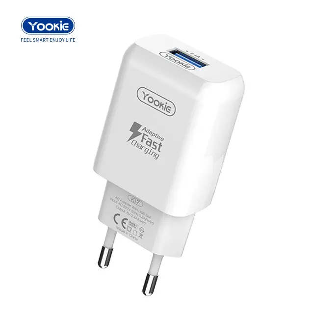 Yookie Charger KI97Y With Cable  3.1A 
