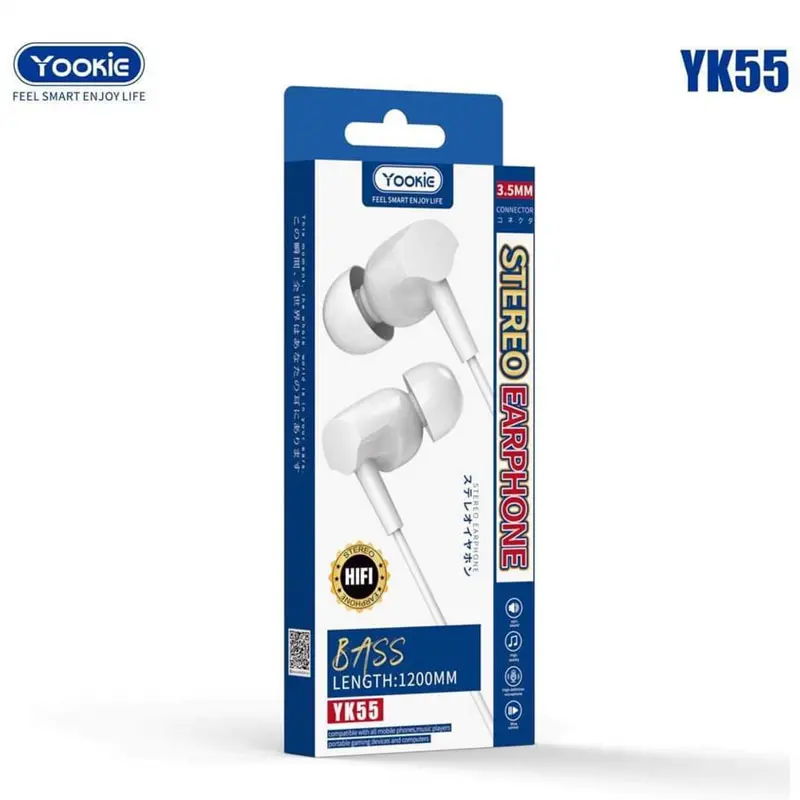 Yookie Stereo Earphone YK55 1.2mm