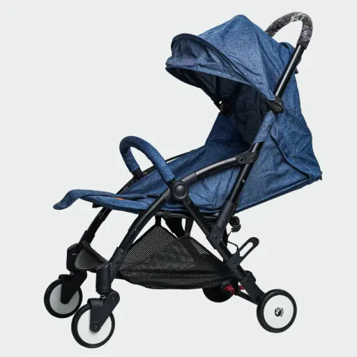Tiny Wonders Black Lightweight Compact Baby Stroller