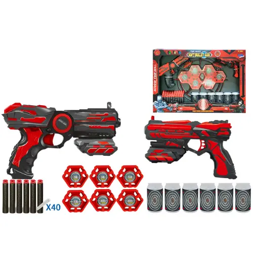 Pistol Double Gun Set Toy
